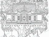 Disney Up House Coloring Pages Tree House Coloring Page Printable File Mit Bildern