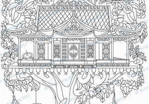 Disney Up House Coloring Pages Tree House Coloring Page Printable File Mit Bildern