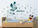 Disney Wall Mural Decal Off Disney Mickey Mouse Personalized Name Wall Art