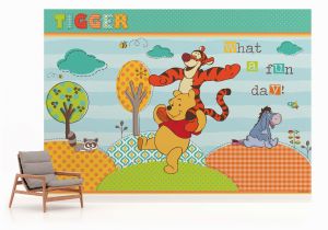 Disney Wall Mural Stickers Disney Winnie the Pooh Wallpaper