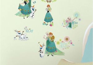 Disney Wall Murals for Kids Roommates Disney S Frozen Fever Peel & Stick Wall Decals