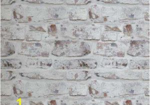 Distressed Brick Wall Mural White Brick Wallpaper Home Decor the Home Depot