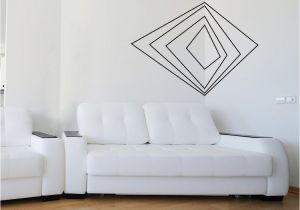 Diy Geometric Wall Mural Corner 3d Art Vinyl Wall Decal Sticker Geometric Shaped