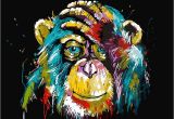Diy Paint by Number Wall Murals 2019 Baboon Animal Diy Painting by Number Wall Art Picture Paint by Number Canvas Painting for Home Decor Artwork From topyuan $8 05