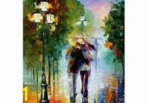 Diy Paint by Number Wall Murals Adult Diy Paint by Numbers Kit Abstract Walk In the Rain