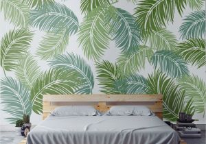 Diy Wall Mural Stencils Tropical Palm Leaf Stencil