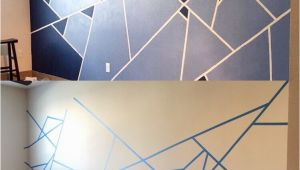 Diy Wall Murals Pinterest Abstract Wall Design I Used One Roll Of Painter S Tape and