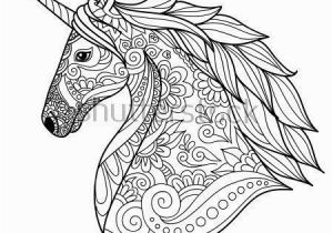 Do Not Disturb Sign Coloring Pages Drawing Unicorn Zentangle Style for Coloring Book Tattoo