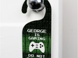 Do Not Disturb Sign Coloring Pages Personalised Gaming Door Hanger