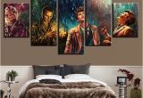 Doctor who Wall Mural 5 Pieces Doctor who Movie Characters Home Decor Painting Poster for