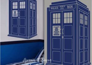 Doctor who Wall Mural Tardis Wall Sticker Kids Room Baby Nursery Doctor who Style Wall