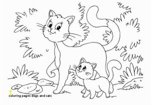 Dog and Cat Coloring Pages Printable Coloring Pages Dogs and Cats Cat Coloring Pages Printable New