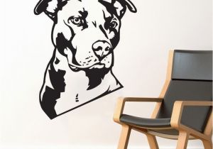 Dog Murals for Wall Bulldog Wall Decal Vinyl Sticker Cute Dog Wallpaper Wall Artdecor