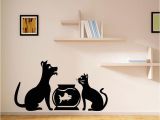 Dog Murals for Wall Diy Funny Cute Cat Dog Animls Wall Stickers Home Decals Bedroom Kids