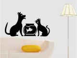 Dog Murals for Wall Diy Funny Cute Cat Dog Animls Wall Stickers Home Decals Bedroom Kids