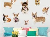 Dog Murals for Wall Universe Of Goods Buy "welsh Corgi Pembroke Puppy Dog Animal Wall