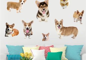 Dog Murals for Wall Universe Of Goods Buy "welsh Corgi Pembroke Puppy Dog Animal Wall