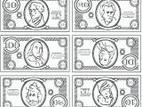 Dollar Bill Coloring Page Printable Coloring Play Money Coloring Sheets Pages Printable Game for Play