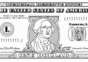 Dollar Bill Coloring Page Printable Dollar Bill Coloring Page Printable Elegant $100 Bill Coloring Page