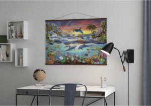 Dolphin Paradise Wall Mural Paradise Cove Unique High Quality Poster Wall