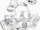Donkey Kong Mario Kart Coloring Pages King Kong Coloring Pages Luxury Donkey Kong Country Returns Coloring