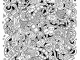 Doodle Art Coloring Pages to Print Doodle Art to Color for Children Doodle Art Kids