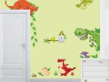 Door Murals Ebay Dinosaur Wall Art Home Decorations Animal Stickers Kids Room Cartoon