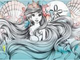 Door Murals Ebay Little Mermaid Ariel Art Silk Poster 24x36inch 24x43inch 0585 Cheap