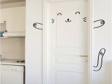 Door Murals Ebay Sleepy Bunny Door Decal Wall Stickers for Kids Girl Cat Door Wall