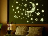 Door Murals Ebay Wall Stickers Home Decor Stars Moon Night Sky Noctilucence Glow In