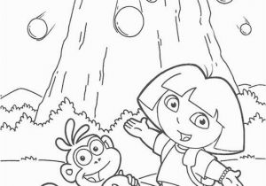 Dora and Boots Coloring Pages Dora and Boots are Near Mount Coloring Pages Dora the