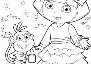 Dora Coloring Pages Halloween Lovely Coloring Pages Dora the Explorer Line Picolour