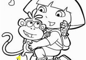 Dora the Explorer Coloring Pages Pdf 92 Best Birthday Images