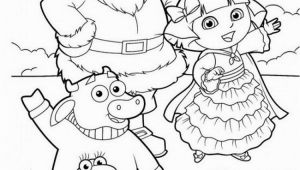 Dora the Explorer Coloring Pages Pdf Dora Explorer Winter Coloring Pages