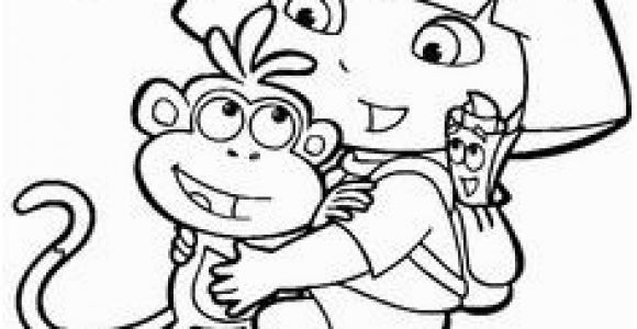 Dora Valentine Coloring Pages 92 Best Birthday Images