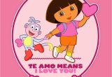 Dora Valentine Coloring Pages Dora Valentine S Day Card