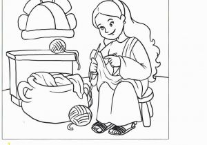 Dorcas In the Bible Coloring Pages D = Dorcas