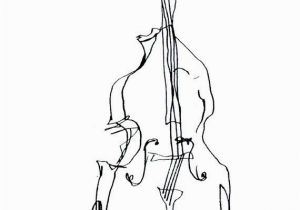 Double Bass Coloring Page Double Bass Upright Bass Pinterest