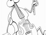 Double Bass Coloring Page Music Coloring Pages for Kids Printable Coloring Book Pages