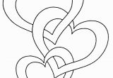 Double Heart Coloring Pages 55 Heart Coloring Pages