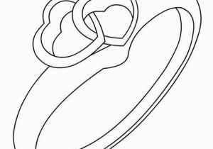 Double Heart Coloring Pages Pretty Love Double Hearts Wedding Ring Coloring Page