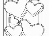 Double Heart Coloring Pages Valentine S Day to Color