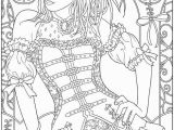 Dover Sampler Coloring Pages Creative Haven Steampunk Fashions Sample Colouring Pages Dover