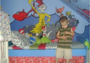 Dr Seuss Wall Murals Dr Seussery We Used Ikea Furniture and Lots Of Seuss Murals I