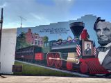 Dr who Mural Lincoln Funeral Train Cambridge City Indiana Murals