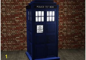 Dr who Tardis Wall Mural Dr who Tardis Against Brick Wall