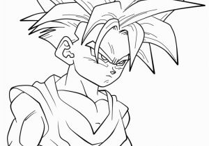 Dragon Ball Super Printable Coloring Pages son Gohan Super Saiyajin Dragon Ball Z Kids Coloring Pages