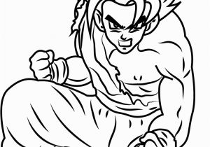 Dragon Ball Z Coloring Pages Pdf son Goku Dragon Ball Z Coloring Page Free Dragon Ball Z