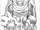 Dragon Ball Z Coloring Pages to Print Piccolo songoten and Trunks Dragon Ball Z Kids