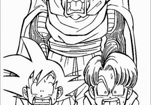 Dragon Ball Z Coloring Pages to Print Piccolo songoten and Trunks Dragon Ball Z Kids